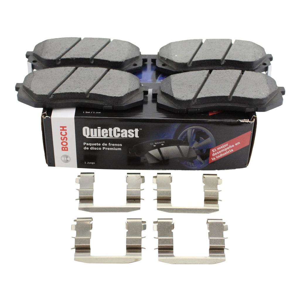 Set of 4 Bosch QuietCast Front Ceramic Brake Pads for Sonata Tucson Soul EV Sportage (2011–2023)