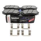 Set of 4 Bosch QuietCast Front Ceramic Brake Pads for Sonata Tucson Soul EV Sportage (2011–2023)
