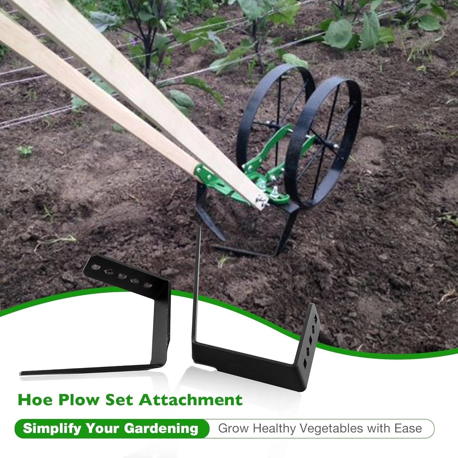 Heavy-Duty Wheel Hoe Sweeps for Hoss & Planet Jr. Cultivators (N/A)