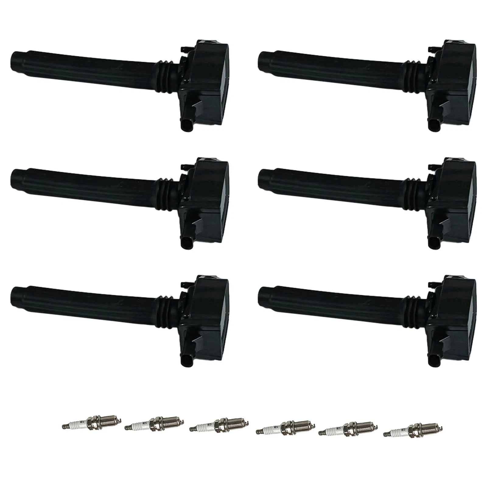 6X Ignition Coil & Iridium Spark Plug for Chrysler Jeep Dodge Ram (2011–2021)