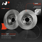 Front Disc Brake Rotors for Mercedes-Benz E320 E350 E500 (2003-2009)