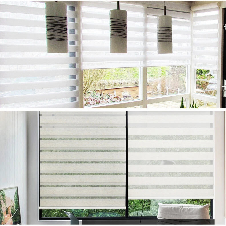 32" Zebra Blinds Shade for HTTMT Horizontal Windows (Day Night Dual Layer)