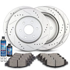 Brake Pads and Rotors Set for Nissan Frontier, Suzuki Equator