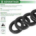 Set of 5 Oil Seal Rotary Shaft Seal NBR Rubber 35x52x10mm