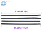 Rubber Window Weatherstrip Molding Trim for Honda Civic Sedan (2016–2019)
