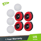 Set of 4 Tire Covers for Red 420D + Black 600D