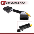 Rear View Camera Adapter Wire Harness Cable for Ford Taurus (2015–2017) RCA