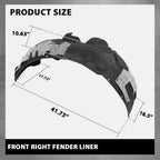 Front Fender Liner Splash Shield for Audi A7 Quattro S7 RS7 (2012–2018)