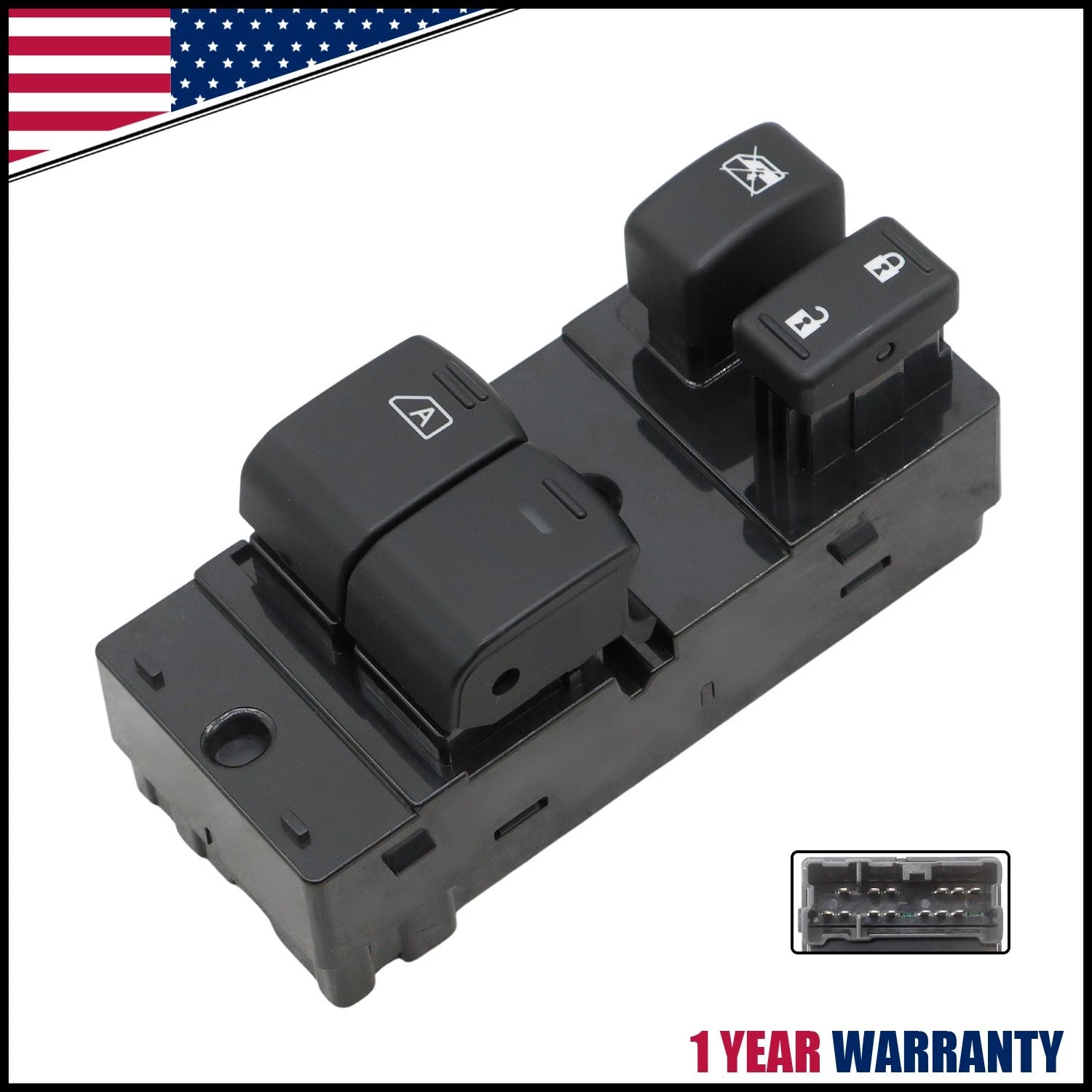 Master Window Switch LH for Nissan NV1500 NV2500 NV3500 (2012–2021)