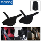 Suede Leather Bucket Seat Belt Holder for Universal Fit