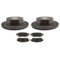 ACDelco Silver Rear Brake Kit 345mm Disc Rotors Pads for Tahoe Silverado (2007–2014)