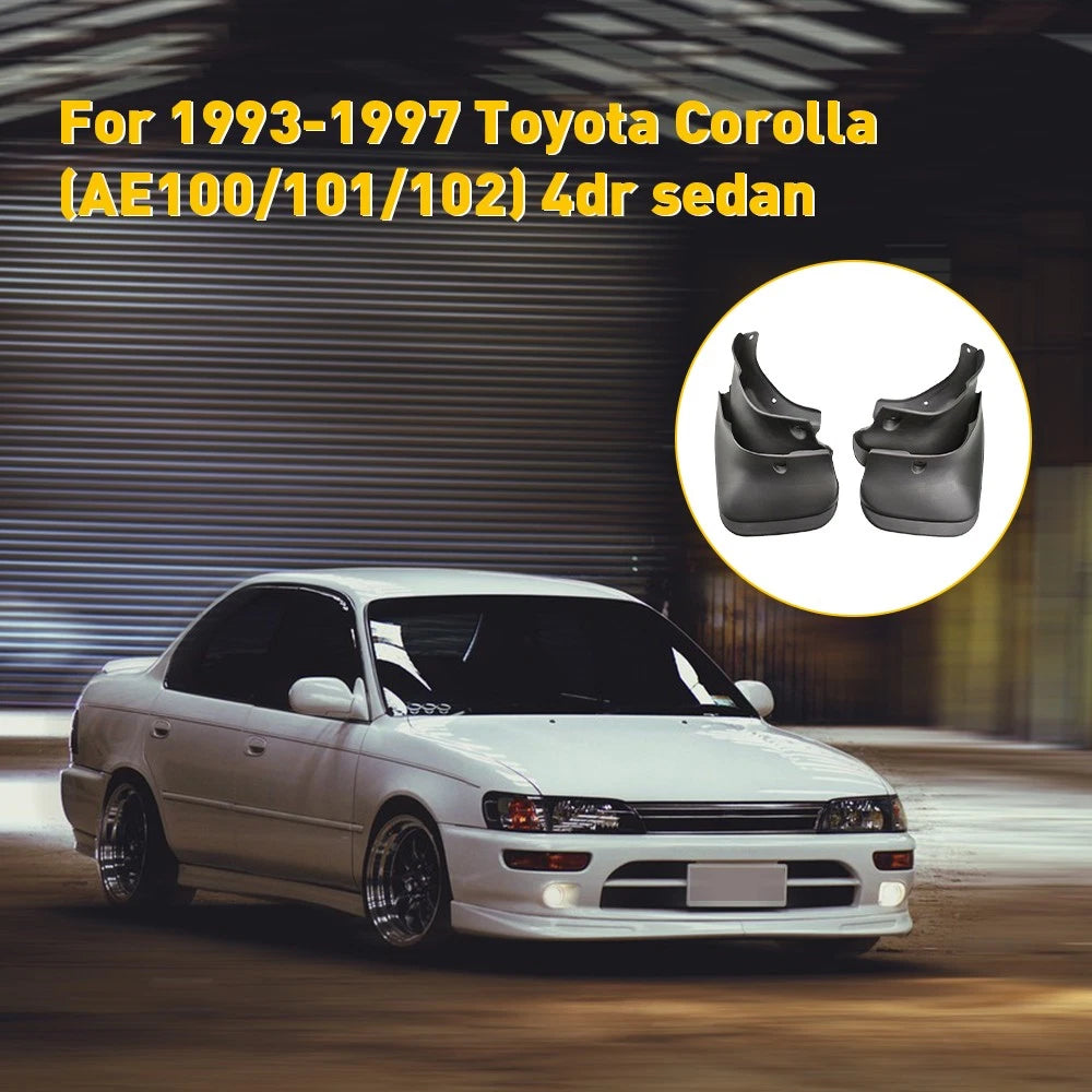 Mud Flaps Splash Guards for Toyota Corolla Sedan (1993–1997)