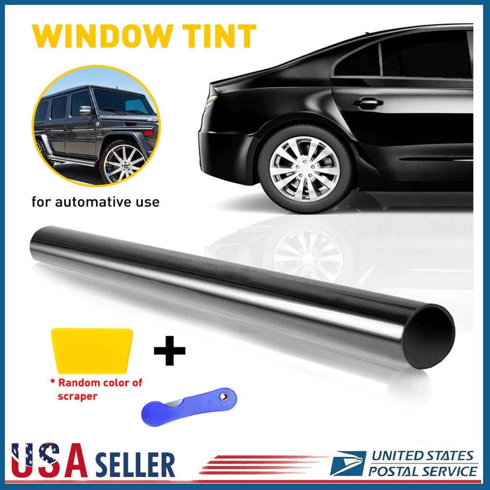 Window Tint Film Roll 50% VLT 20" x 10ft for Home Commercial Auto