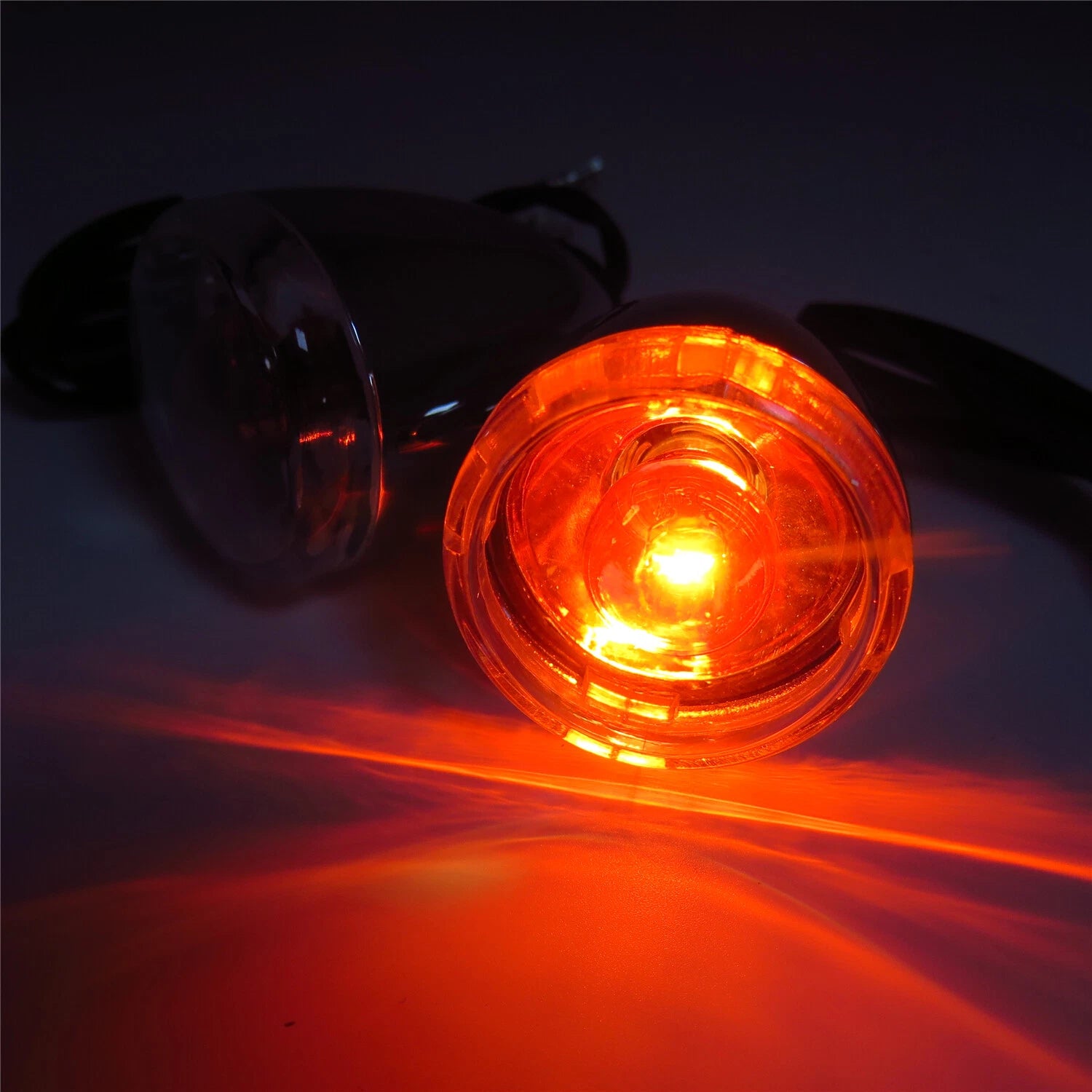 Front Turn Signal Light Indicator Clear Lens for Harley Sportster XL 883 (1992–2016)