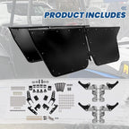 Aluminum Doors Black for Polaris RZR-4 800 (2010–2014), RZR XP4 900 (2012–2014)