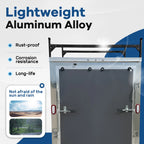 Adjustable Ladder Roof Rack for Enclosed Trailers Cargo Vans Trucks (72"-108")