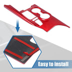 Gear Shift Frame Console Panel Trim Cover for Toyota Camry (2018–2023) Red