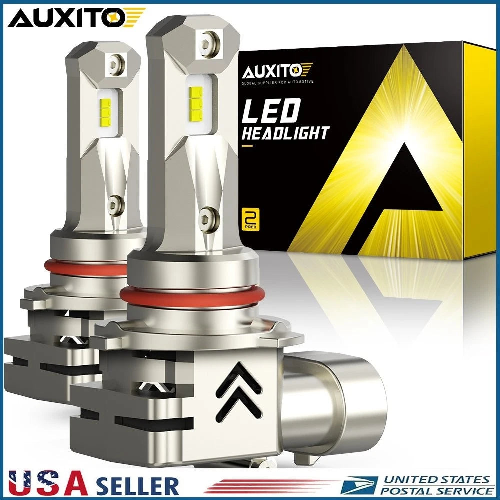 2X 9005 HB3 LED Headlight Bulb Kit for High/Low Beam (6000K)