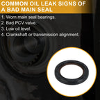 1 Pc Front Crankshaft Oil Seal for VW Golf (2006–2014) No. 06H103383G/06H103085G
