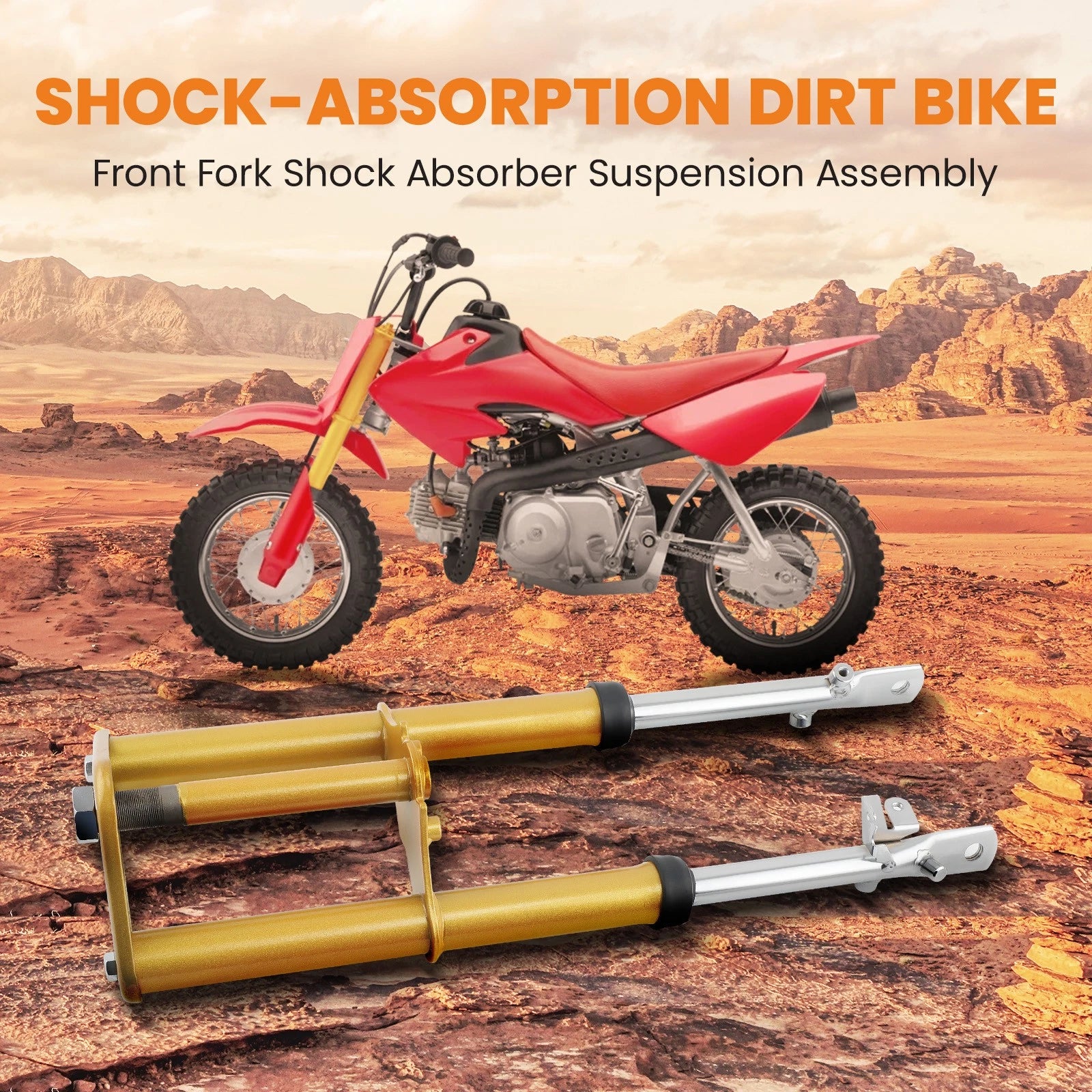 Front Forks Shock Suspension for Honda CRF50F XR50 (2004-2023)
