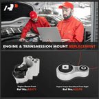 2X Front Engine Mount & Torque Strut Mount for Ford Fusion (2010-2012)