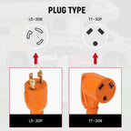 30Amp RV Power Adapter Cable for MaXpeedingRods Generator (MXR3500S, MXR4000)