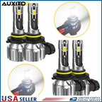 4X AUXITO 9005 9006 LED Headlight Bulbs for