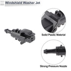 Set of 6 Windshield Washer Nozzles w/ Hose Connector for Kia (No. 986302L100)
