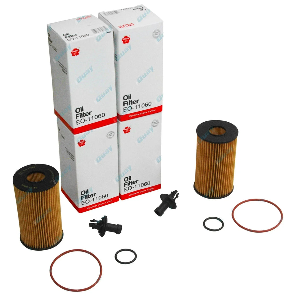 4 Pack Oil Filters for Landcruiser VDJ76 VDJ78 VDJ79 V8 1VD-FTV 4.5L (2007-2014)