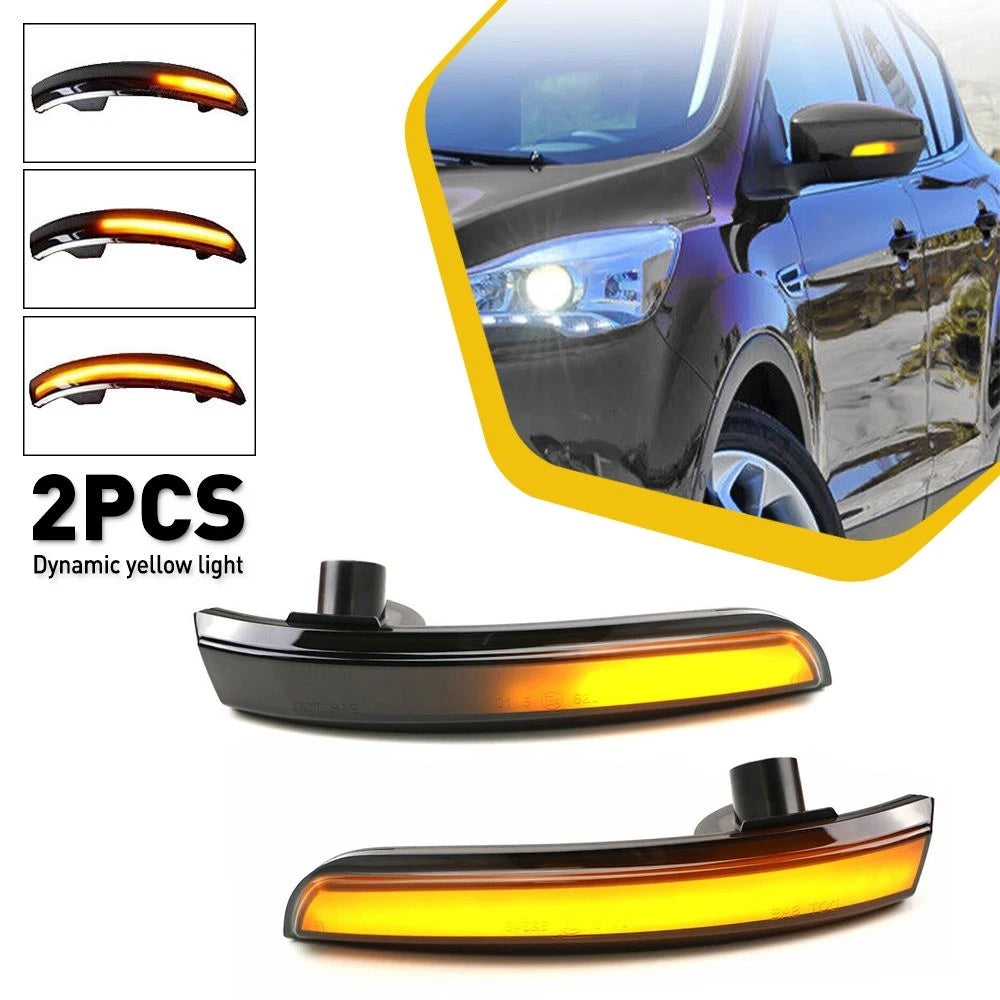 LED Wing Side Mirror Light for Ford Focus 3 MK3 (2013–2018) Turn Signal