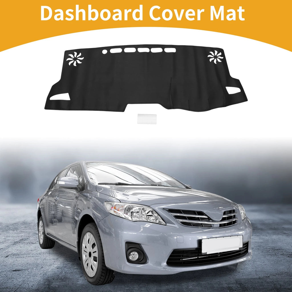 Dashboard Cover for Toyota Corolla (2019–2021) Black Anti-Slip