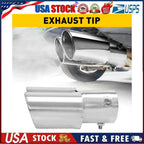 Chrome Dual Exhaust Pipe Tail Muffler Tip for Car