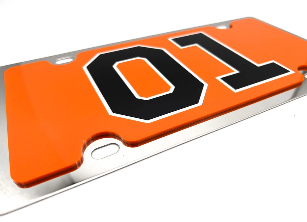 Premium License Plate General Lee Style for Dodge Charger (1968–1971)