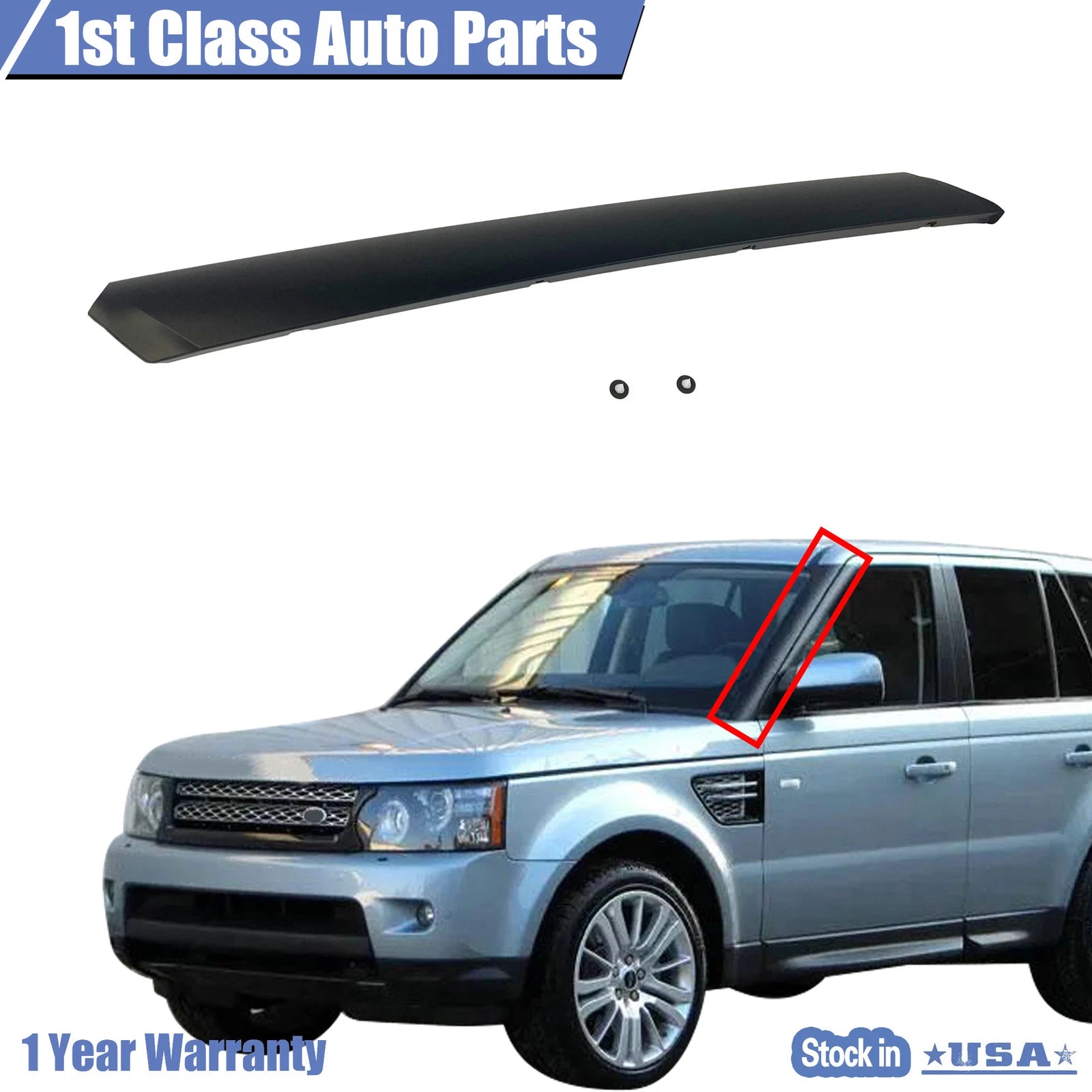 Windshield Trim Finisher for Range Rover L322 (2003–2012) Left Driver