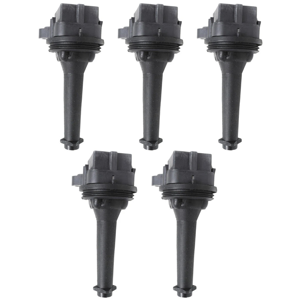 Set of 5 Ignition Coils for Volvo V70 S80 XC90 XC70 S60 C70 S70