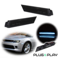 Smoke Lens Ice Blue LED Side Marker Lamp for Chevrolet Camaro (2010–2015)
