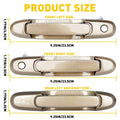 Set of 4 Exterior Door Handles for Toyota Sienna (1998–2003) Beige