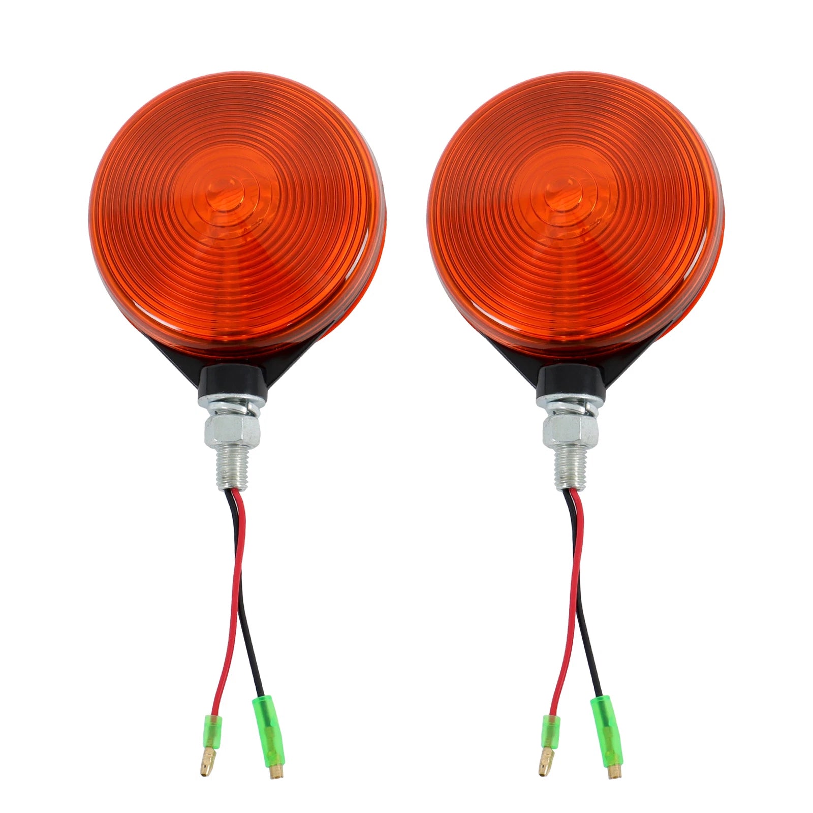 2X Amber Hazard Light for Kubota B L M Series Tractors (3C081-75870)