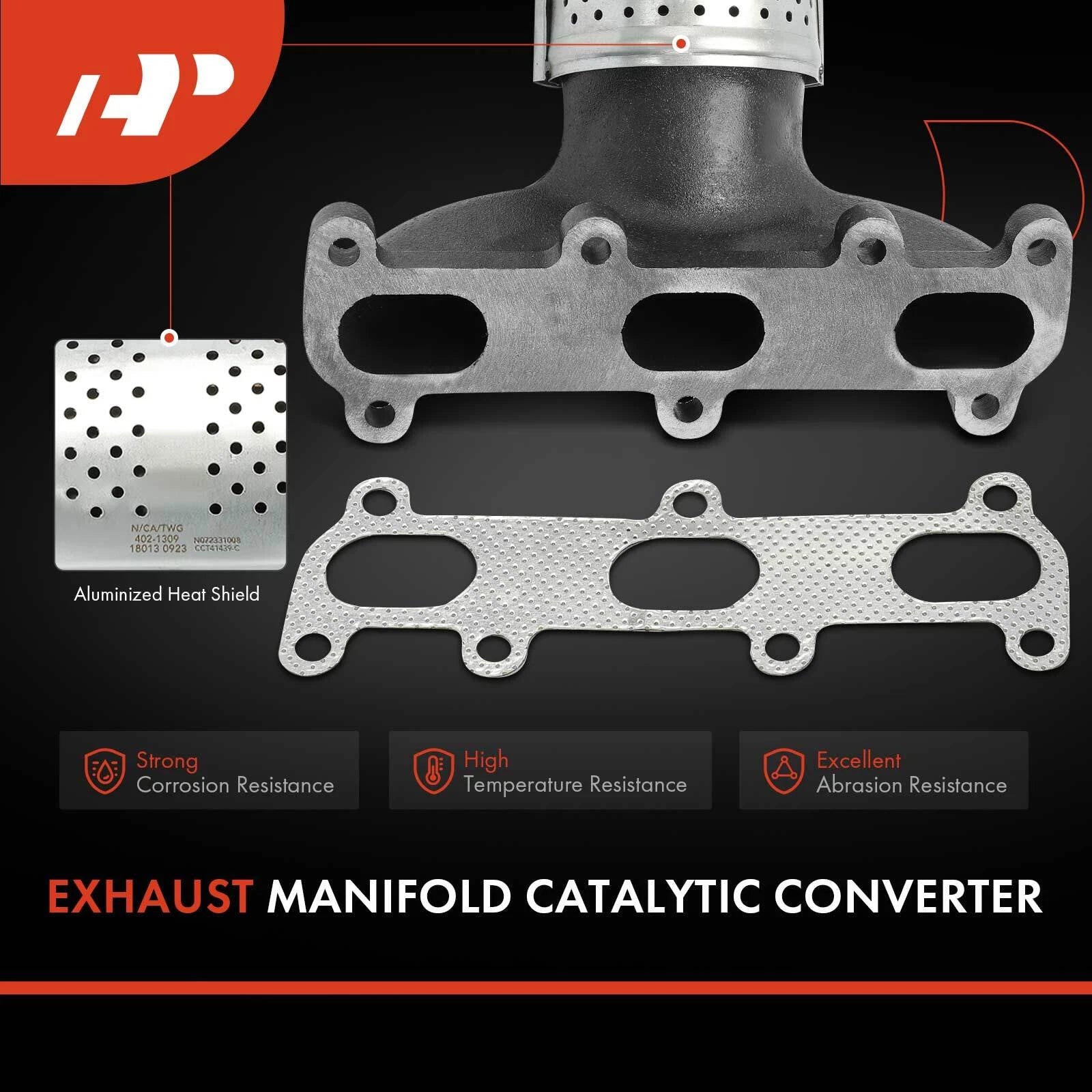 Front Left Catalytic Converter for Kia Optima (2006–2008) Hyundai Santa Fe