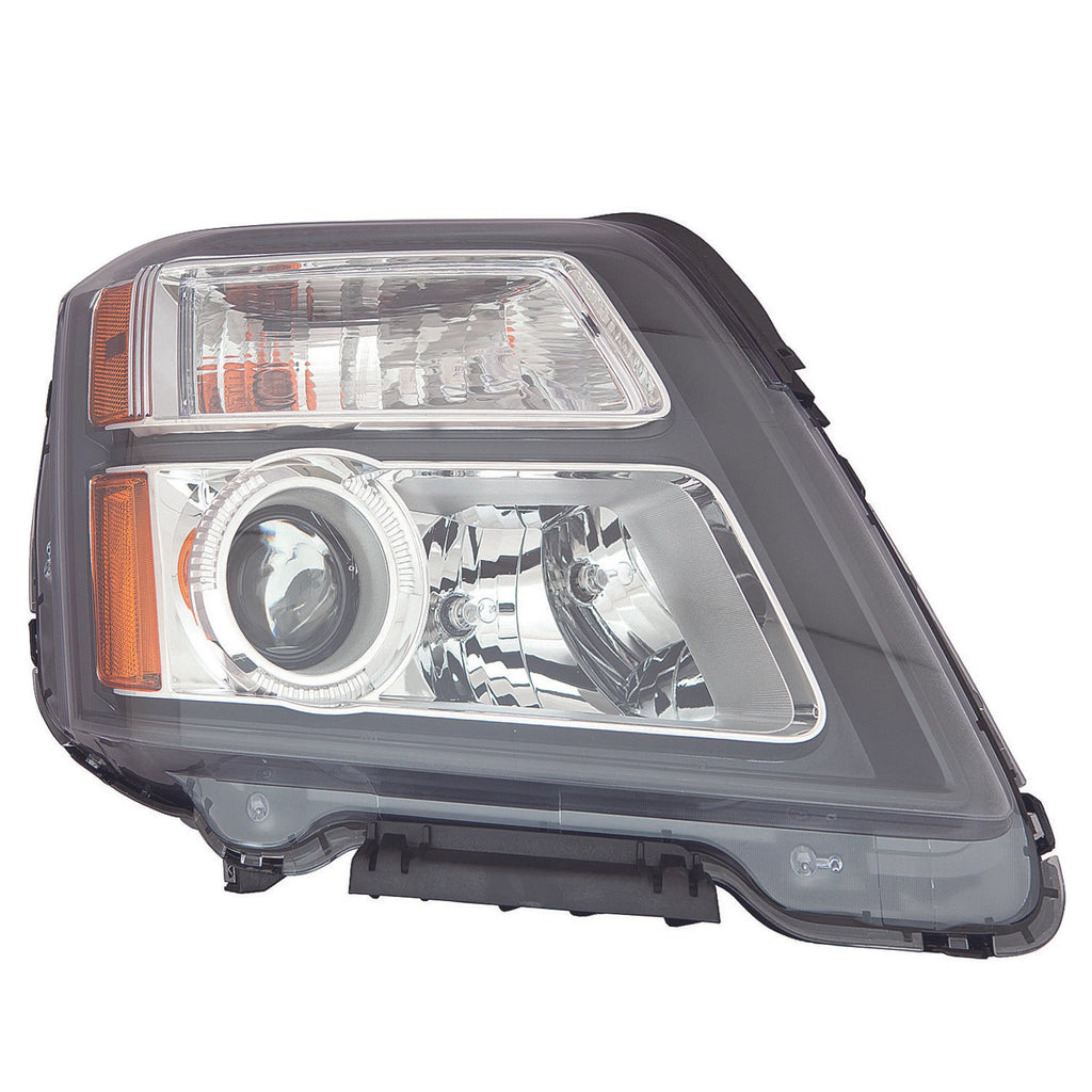 Headlight Assembly Replacement Black Passenger Side for GMC Terrain (2016–2017)
