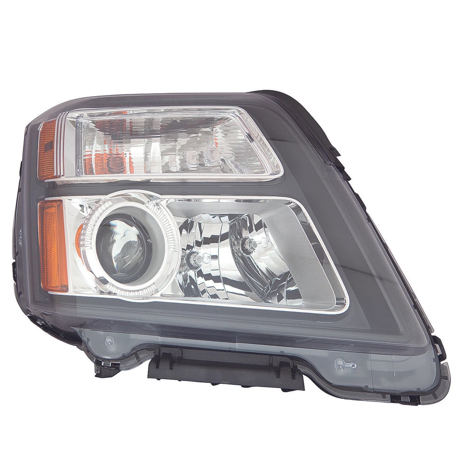 Headlight Assembly Replacement Black Passenger Side for GMC Terrain (2016–2017)