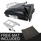 Matte Razor Luggage Trunk Backrest Mount Rack for Harley Touring (2014–2026)