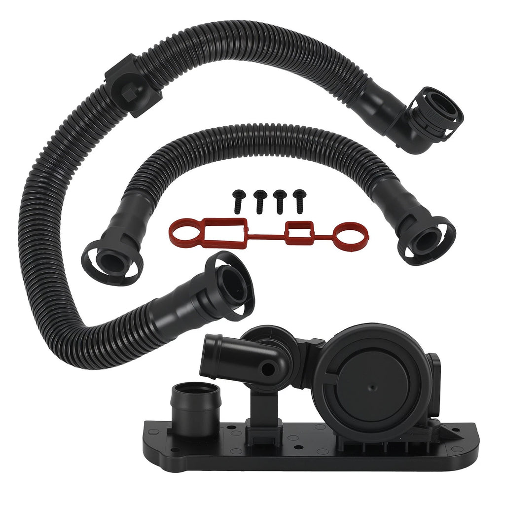 PCV Crankcase Vent Valve + Hoses Set Kit for VW Eos GTI Jetta Passat A3 A4 TT (2006–2015)