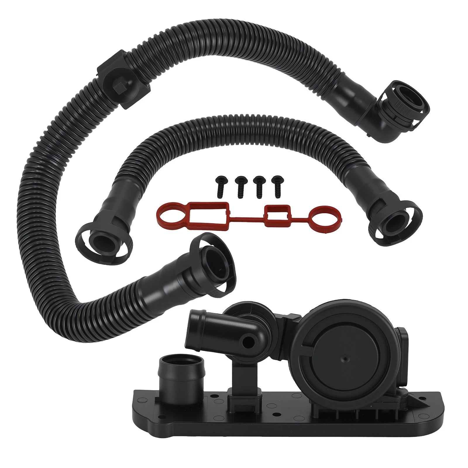 PCV Crankcase Vent Valve + Hoses Set Kit for VW Eos GTI Jetta Passat A3 A4 TT (2006–2015)