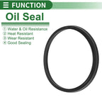 Set of 5 Oil Seal Rotary Shaft Seal NBR Rubber 98x108x6mm
