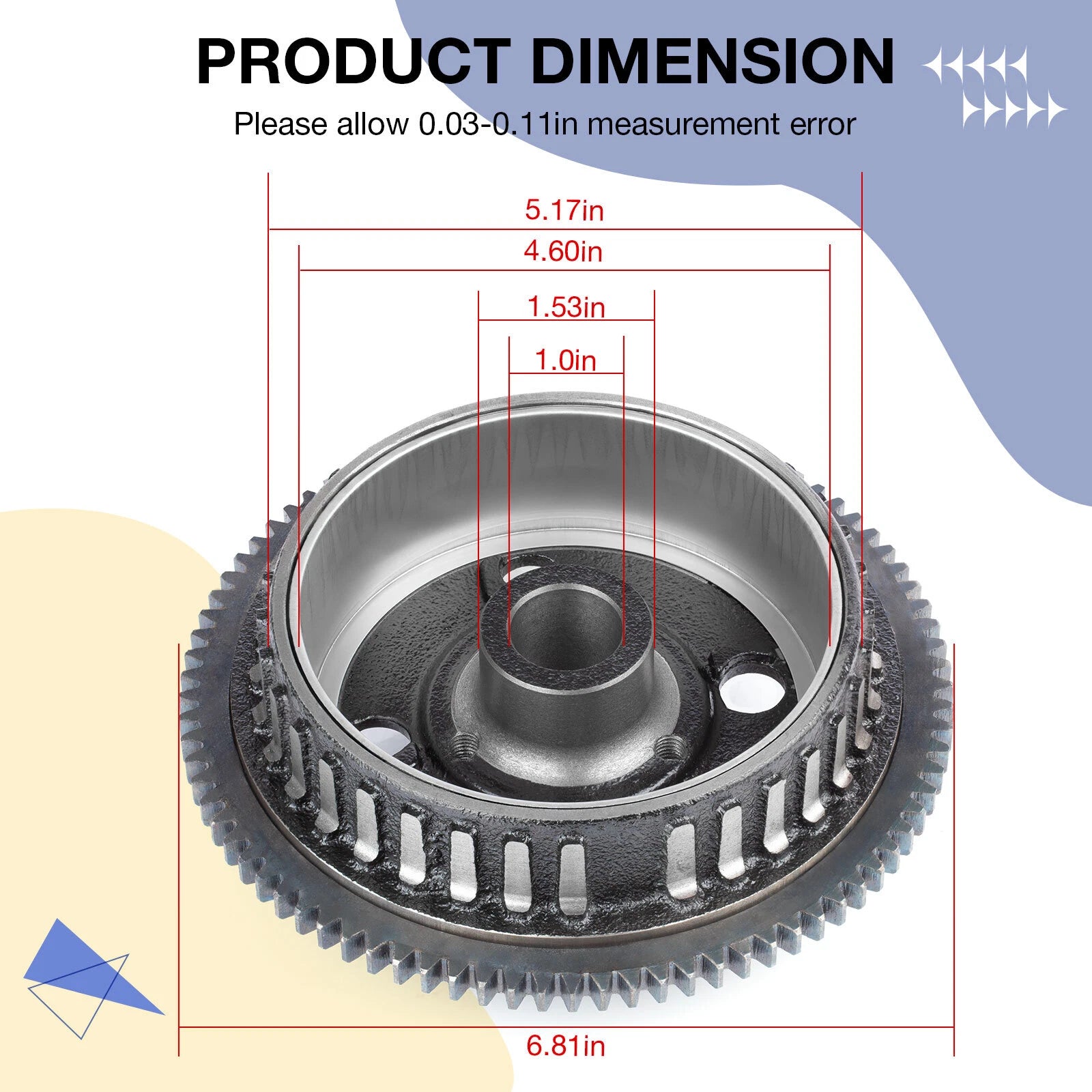 Flywheel 3089905 for Polaris Sportsman Ranger 500 (2006–2013)