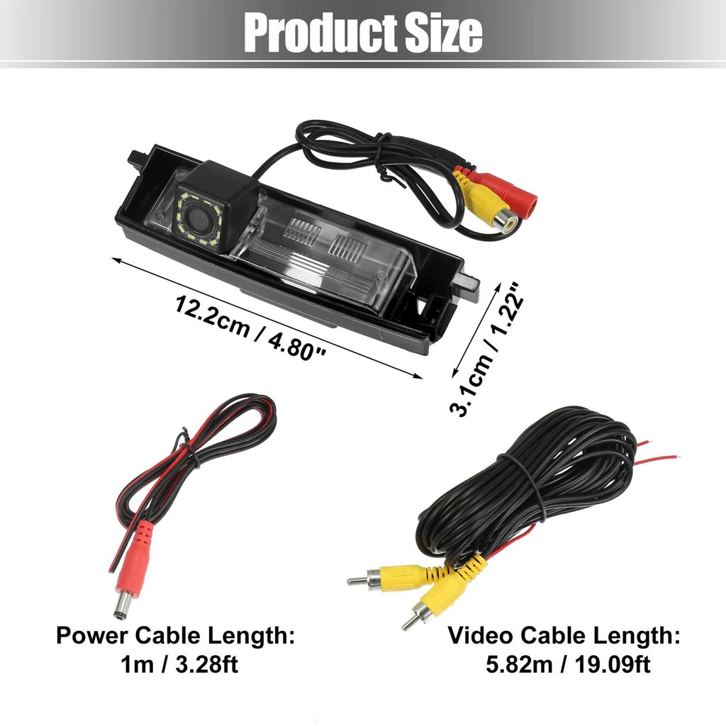 HD Backup Camera for Toyota RAV4 (2013–2018) - LED, 170 Degree Wide Angle
