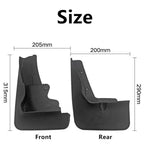 Mud Flaps Splash Guards for Mitsubishi ASX Outlander Sport (2020-2024)