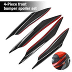 4X Bumper Canard Splitter Diffuser Lip Trim for Car