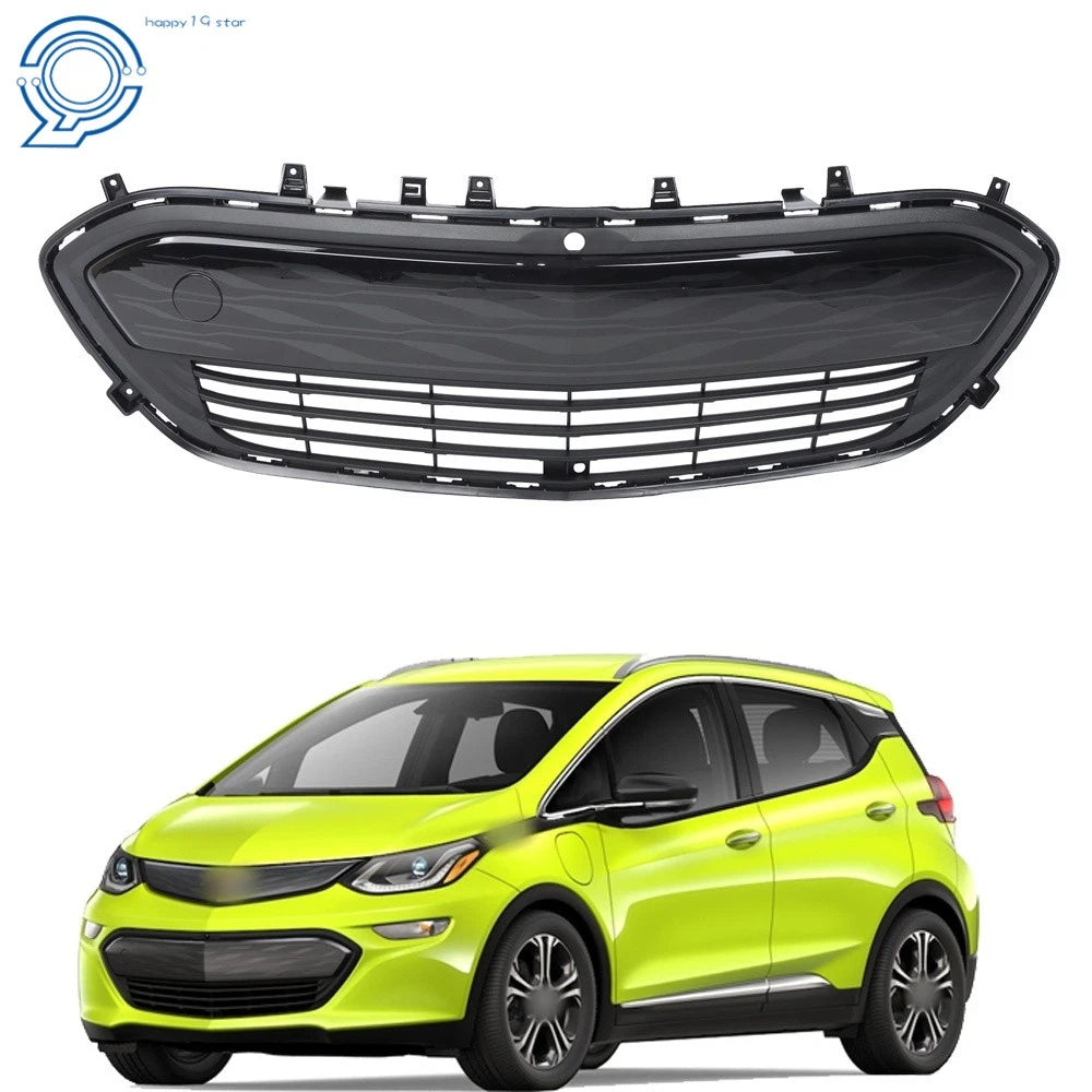 Front Bumper Lower Grille Assembly Gloss Black for Chevrolet Bolt EV (2017–2019)